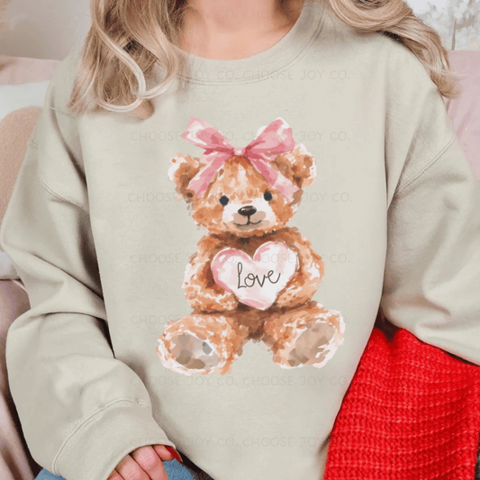 TEDDY BEAR VALENTINE SWEATSHIRT