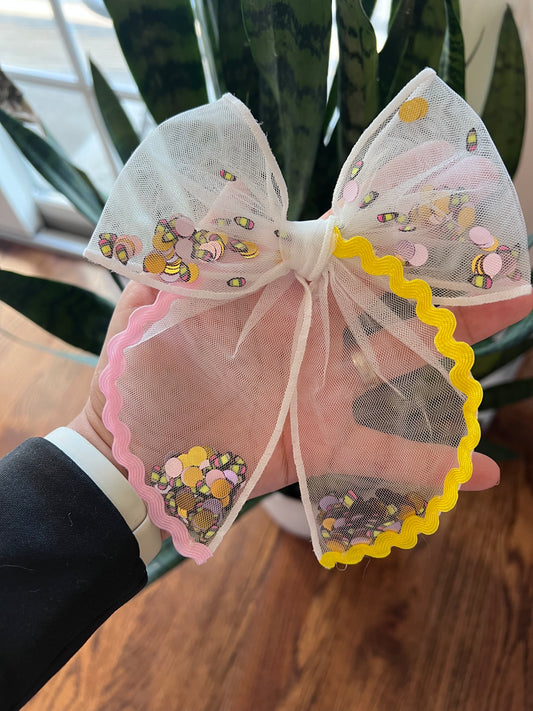 First Day Back to School Large Shaker Bow