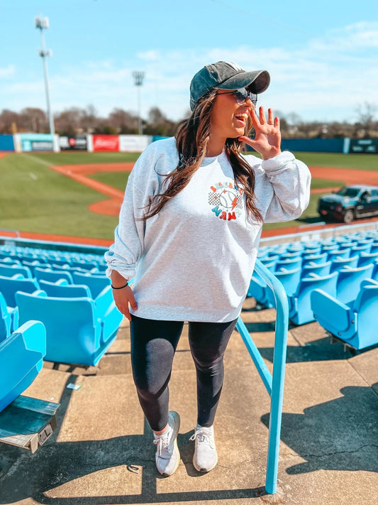 SOMEONE'S LOUD MOUTH BASEBALL MAMA SWEATSHIRT