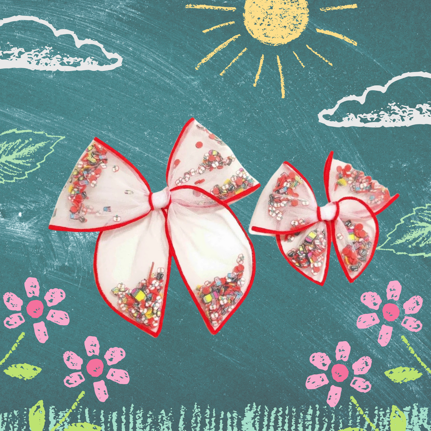 Back to School Shaker Bow
