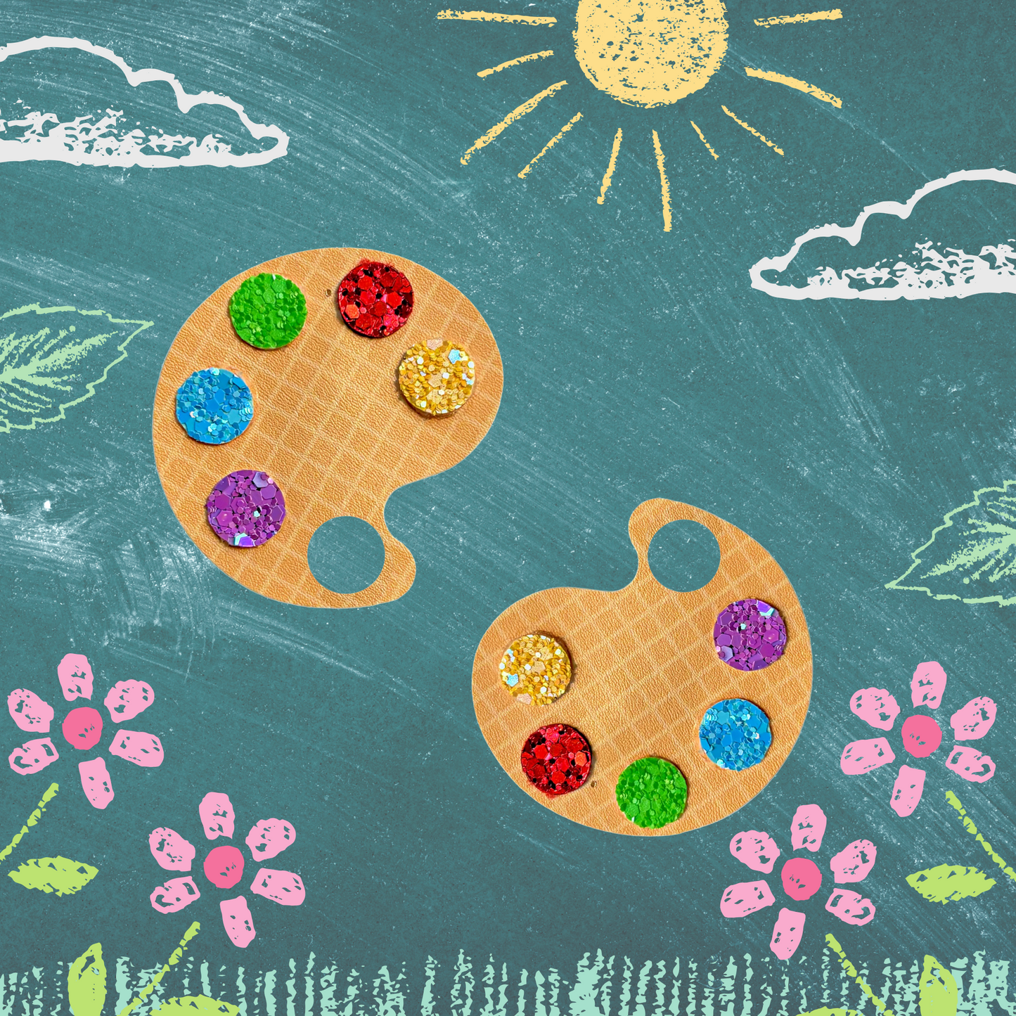 Paint Palette Glitter Bow Pre-Order
