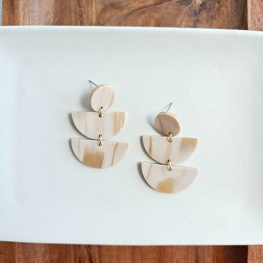 Emmy Golden Ivory Earrings