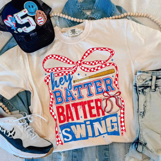 HEY BATTER BATTER SWING TEE
