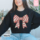 Coquette Christmas Tree Bow Sweatshirt