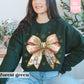 Coquette Nativity Scene Bow Sweatshirt