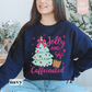 HOLLY JOLLY AND CAFFEINATED SWEATSHIRT