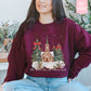 Oh Come Let Us Adore Him Church Christmas Sweatshirt