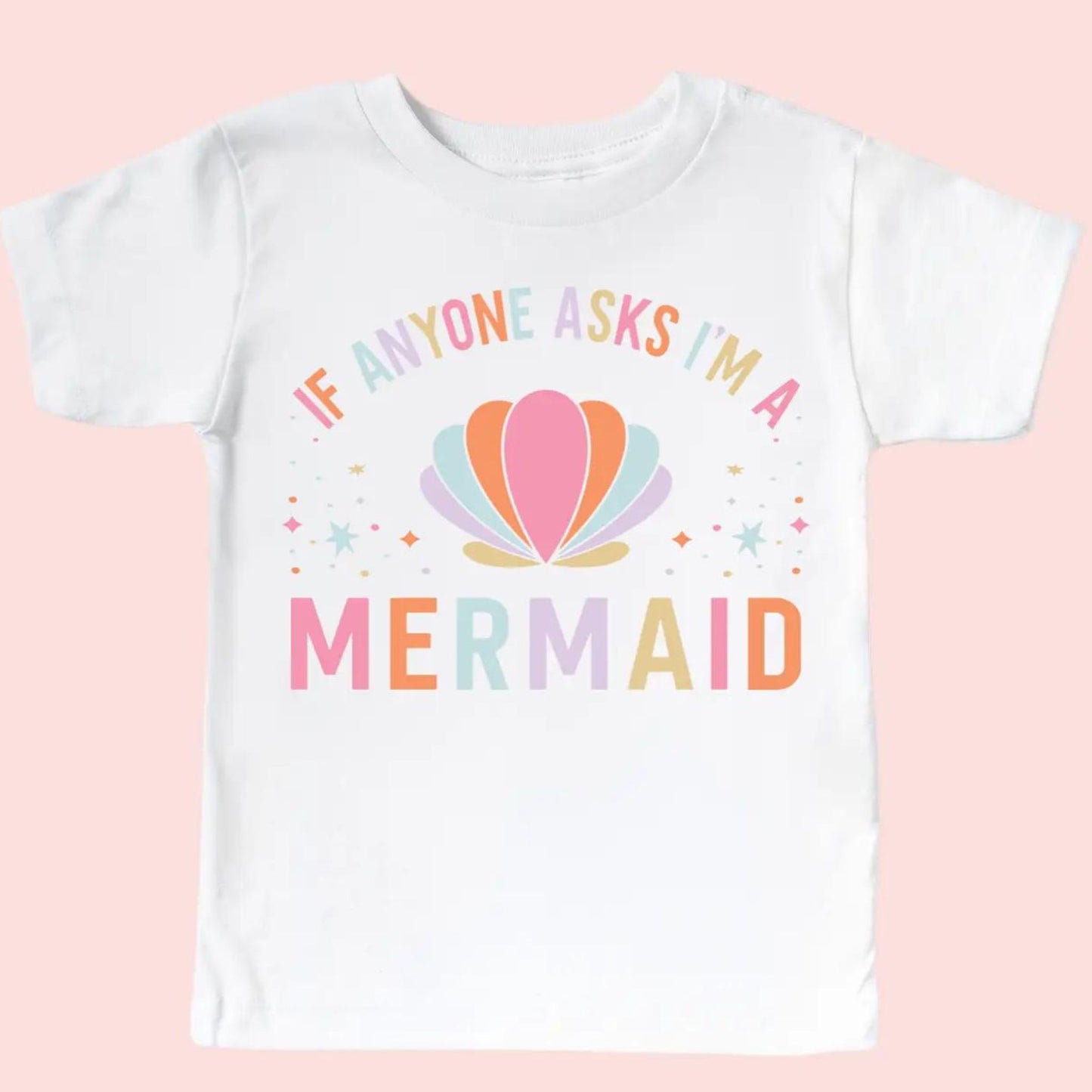 If Anyone Asks Mermaid Summer Beach Toddler and Youth Shirt