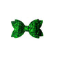 St. Patrick's Day Green Glitter Bow