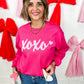 FLUFFY XOXO SWEATSHIRT - THIS WEEKEND ONLY