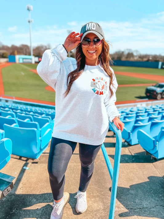 SOMEONE'S LOUD MOUTH BASEBALL MAMA SWEATSHIRT