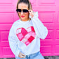 PATCHWORK HEART SWEATSHIRT