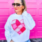 PATCHWORK HEART SWEATSHIRT