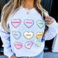 CANDY HEARTS SWEATSHIRT