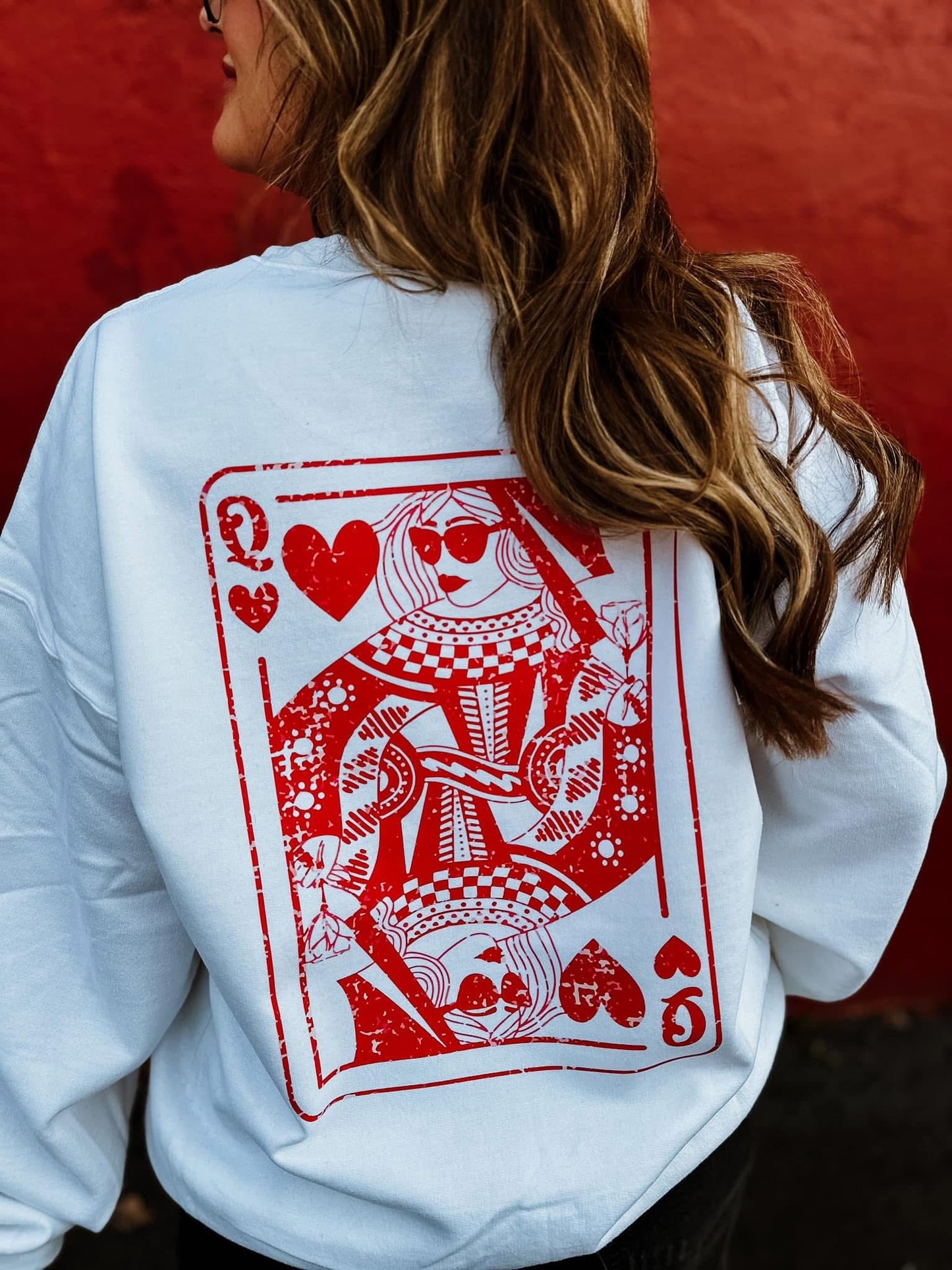 QUEEN OF HEARTS SWEATSHIRT