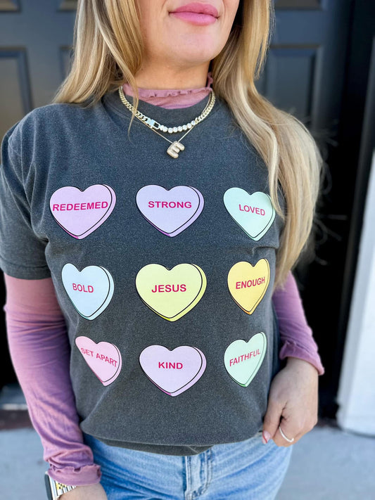 CANDY HEARTS TEE