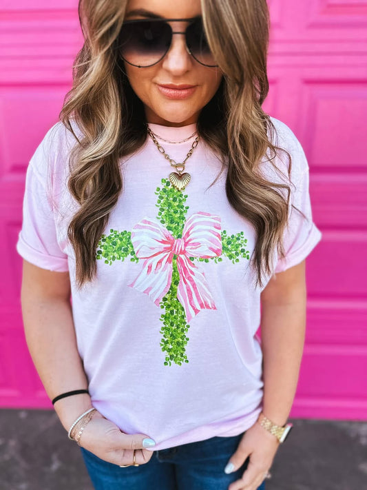 BLOOMING CROSS TEE