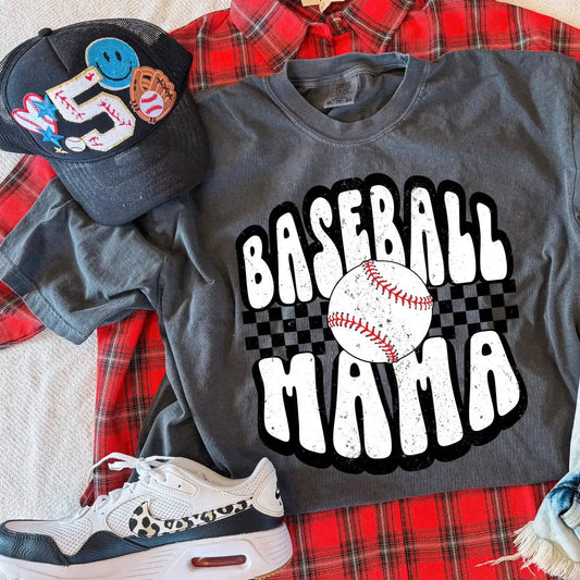 BASEBALL MAMA TEE