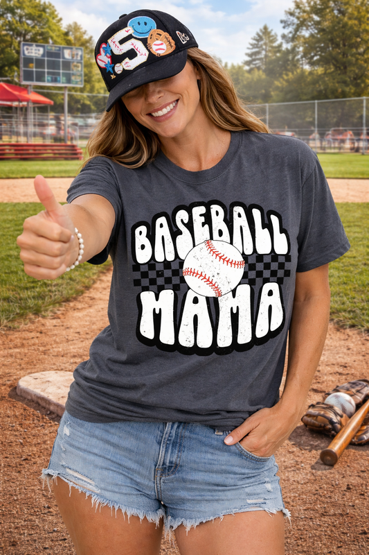 BASEBALL MAMA TEE