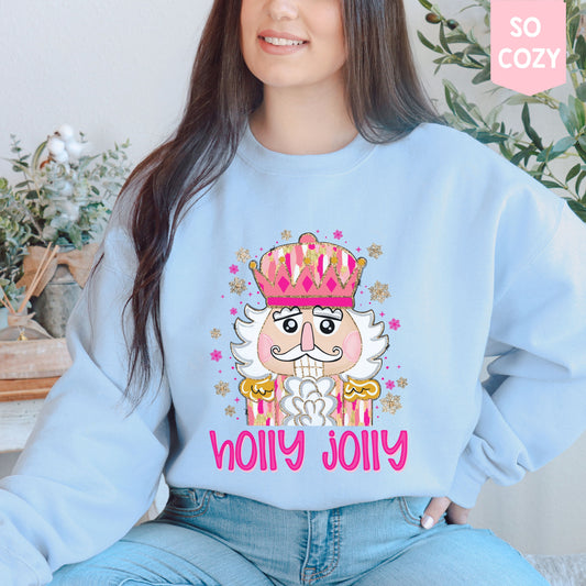 Holly Jolly Nutcracker Sweatshirt
