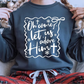 Oh Come Let Us Adore Him Script Sweatshirt