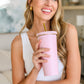 Total Eclipse Tumbler In Baby Pink